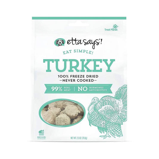 EttaSays! Eat Simple Turkey freeze-dried dog treat at Krazy For Pets