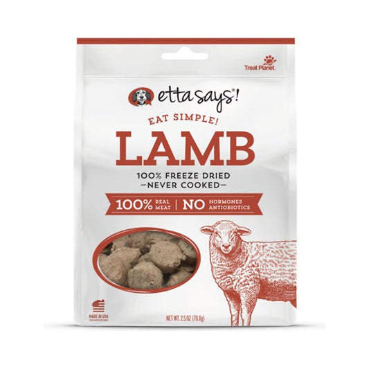 EttaSays! Eat Simple Lamb freeze-dried dog treat at Krazy For Pets