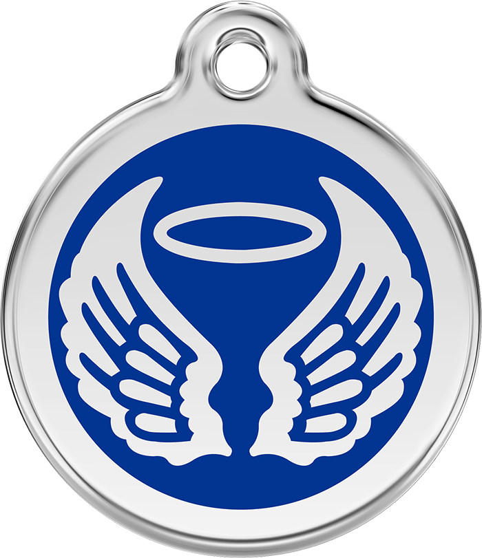 Red Dingo - Angel Wings ID Tag | Krazy For Pets