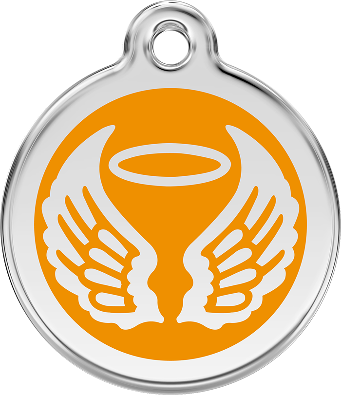 Red Dingo - Angel Wings ID Tag | Krazy For Pets