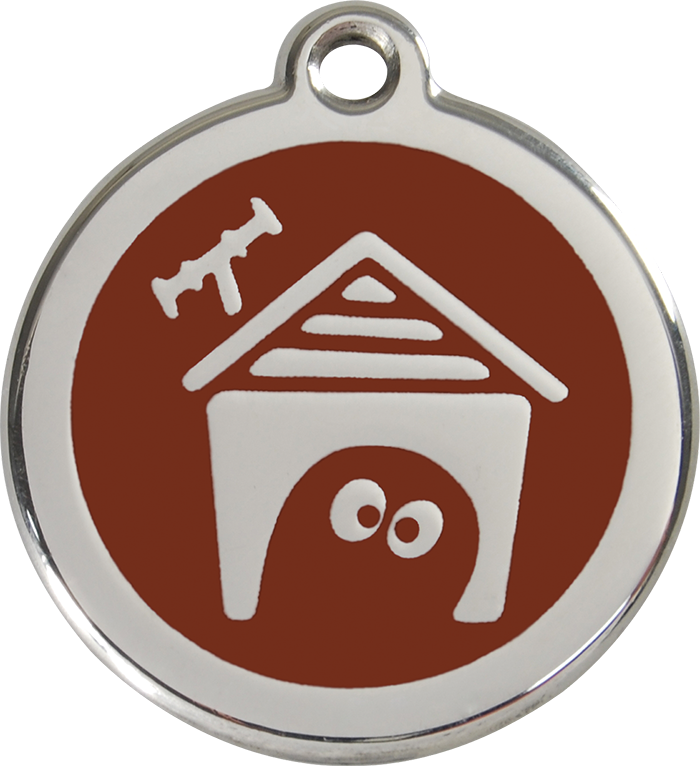 Red Dingo - Dog House ID Tag | Krazy For Pets