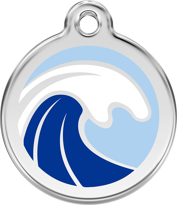 Red Dingo - Wave ID Tag | Krazy For Pets