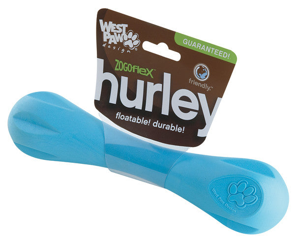 West Paw Hurley Dog Toy - Large - Aqua Blue