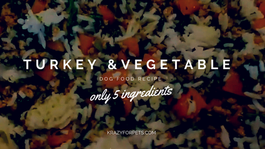 Turkey with Vegetable Dog Food Recipe