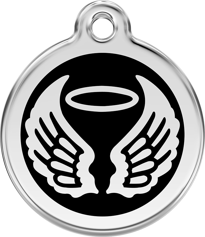 Red Dingo - Angel Wings ID Tag | Krazy For Pets