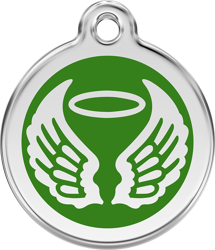 Red Dingo - Angel Wings ID Tag | Krazy For Pets