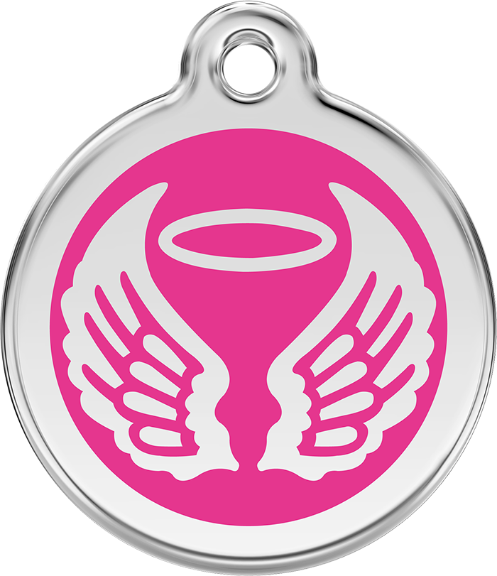 Red Dingo - Angel Wings ID Tag | Krazy For Pets