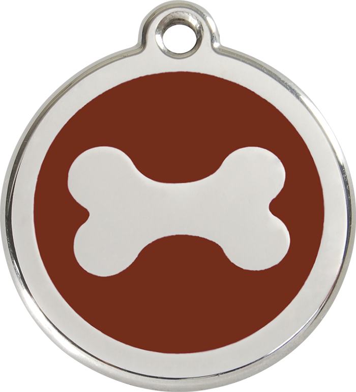 Red Dingo - Dog Bone ID Tag | Krazy For Pets