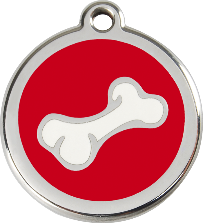 Red Dingo - Bone ID Tag | Krazy For Pets