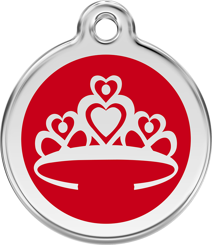 Red Dingo - Crown ID Tag | Krazy For Pets