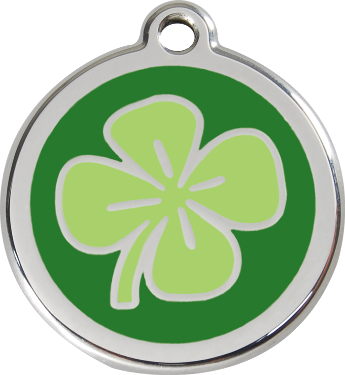 Red Dingo - Clover ID Tag | Krazy For Pets