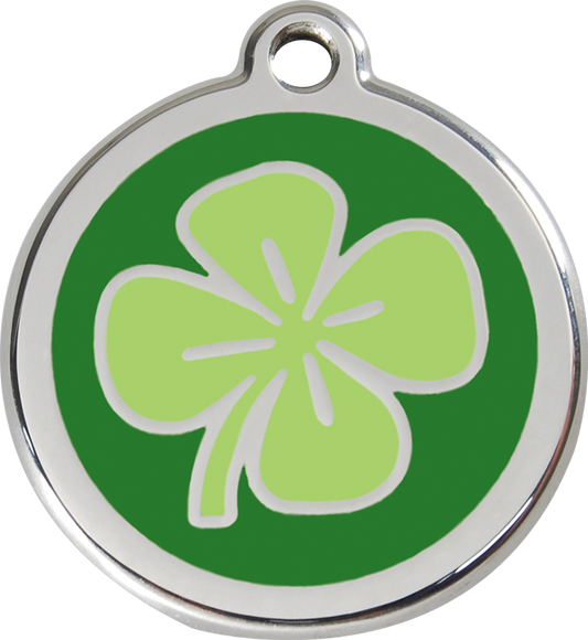 Red Dingo - Clover ID Tag | Krazy For Pets
