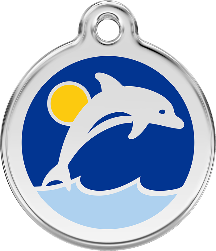 Red Dingo - Dolphin ID Tag | Krazy For Pets