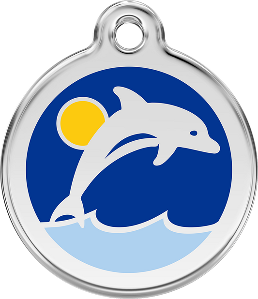 Red Dingo - Dolphin ID Tag | Krazy For Pets