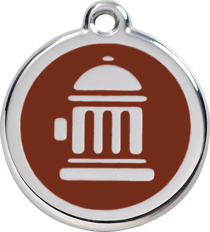 Red Dingo - Fire Hydrant ID Tag | Krazy For Pets