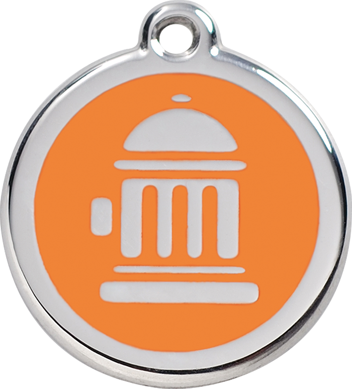 Red Dingo - Fire Hydrant ID Tag | Krazy For Pets