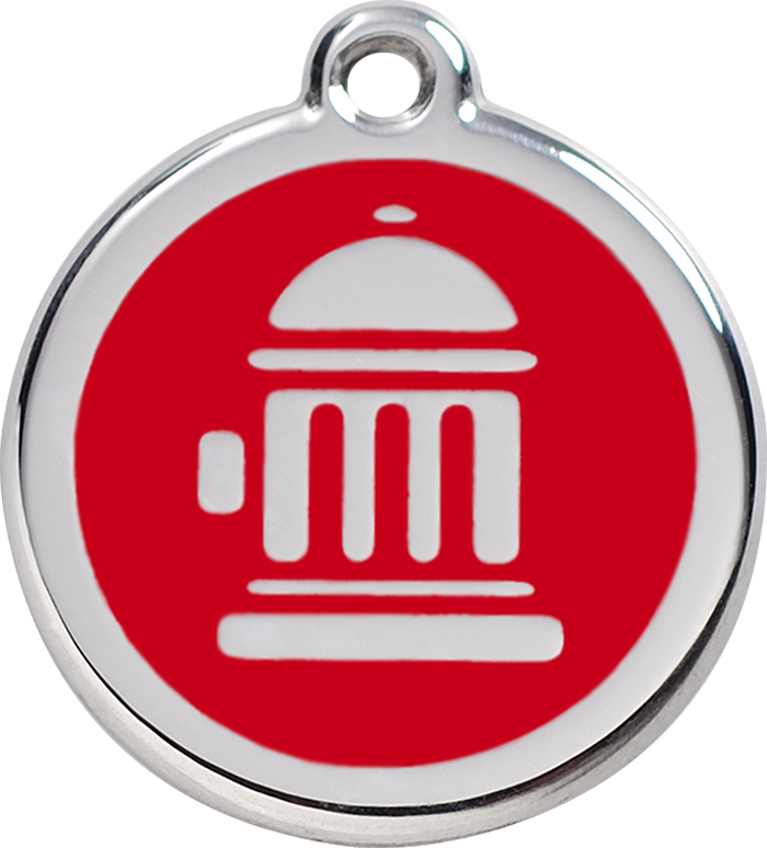 Red Dingo - Fire Hydrant ID Tag | Krazy For Pets