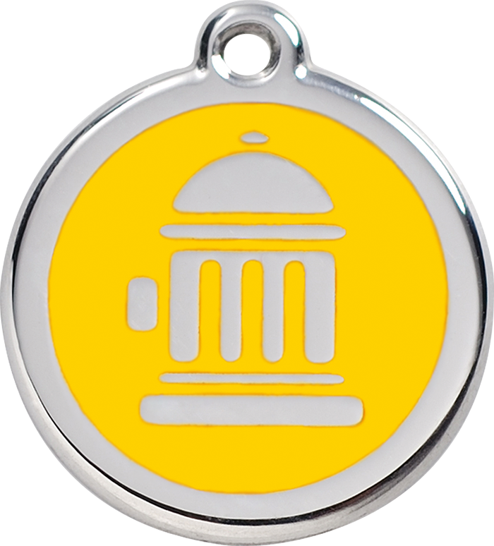 Red Dingo - Fire Hydrant ID Tag | Krazy For Pets
