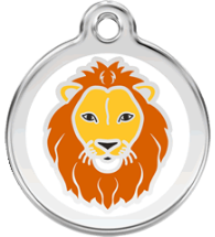 Red Dingo - Lion ID Tag | Krazy For Pets