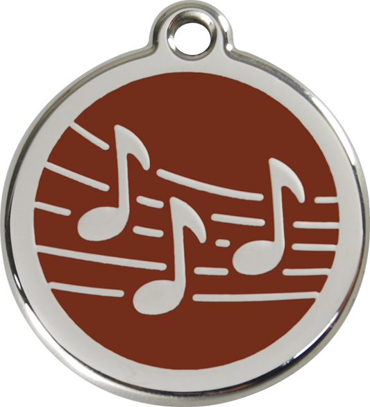 Red Dingo - Music ID Tag | Krazy For Pets