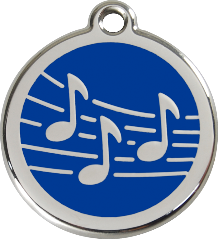 Red Dingo - Music ID Tag | Krazy For Pets