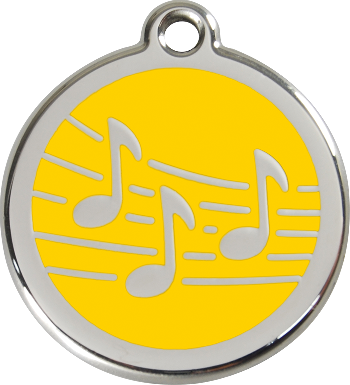 Red Dingo - Music ID Tag | Krazy For Pets