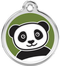 Red Dingo - Panda ID Tag | Krazy For Pets