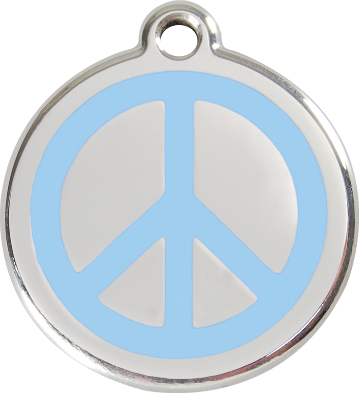 Red Dingo - Peace ID Tag | Krazy For Pets