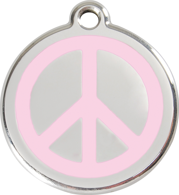 Red Dingo - Peace ID Tag | Krazy For Pets