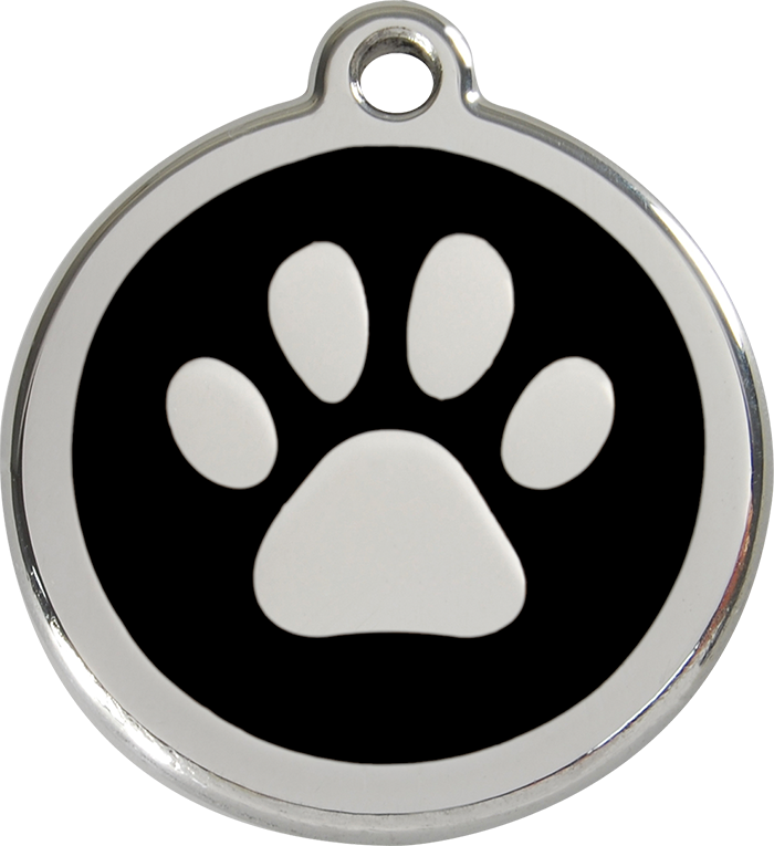 Red Dingo - Paw Print ID Tag | Krazy For Pets