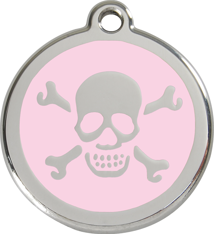Red Dingo - Skull & Cross Bones ID Tag | Krazy For Pets