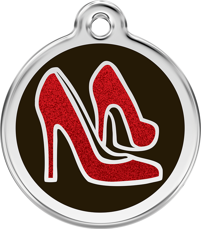 Red Dingo - Red Shoe ID Tag | Krazy For Pets