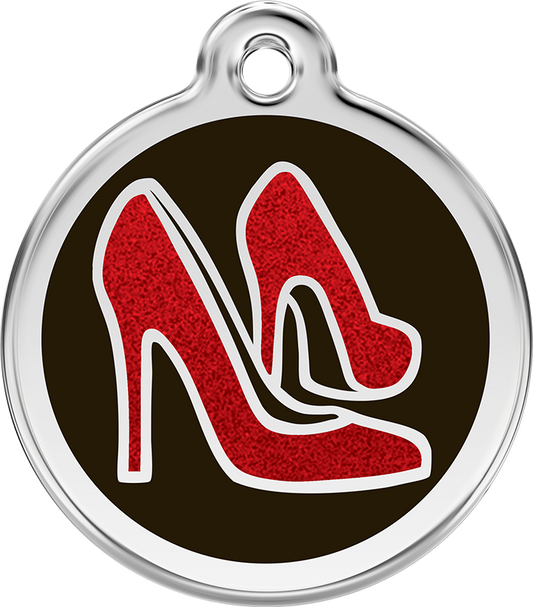 Red Dingo - Red Shoe ID Tag | Krazy For Pets