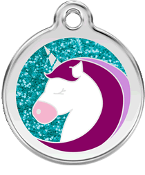 Red Dingo - Unicorn Pet ID Tag | Krazy For Pets