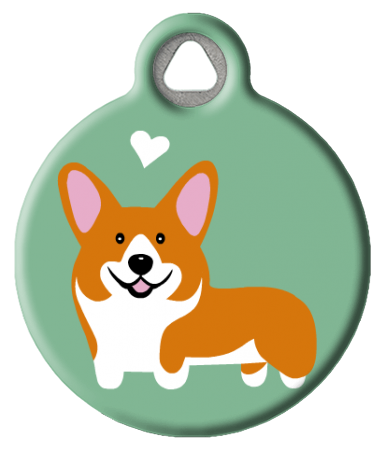 Corgi Dog ID Tag