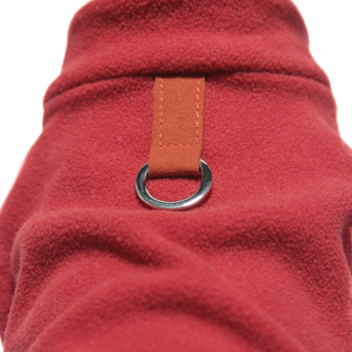 Gooby - Red Fleece Vest | Krazy For Pets