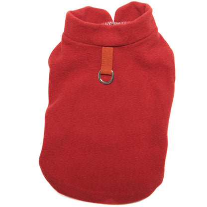 Gooby - Red Fleece Vest | Krazy For Pets