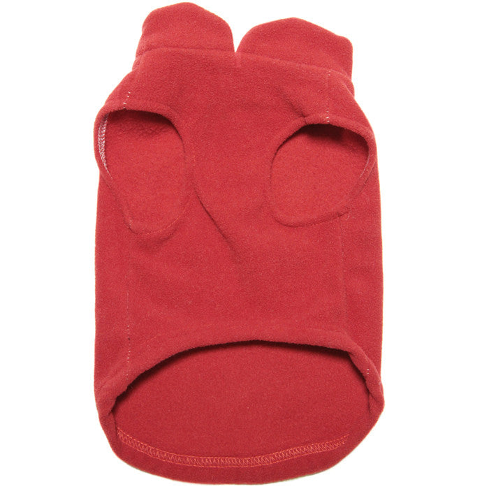 Gooby - Red Fleece Vest | Krazy For Pets