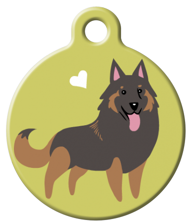 Dog Tag Art - Tervuren Dog ID Tag | Krazy For Pets