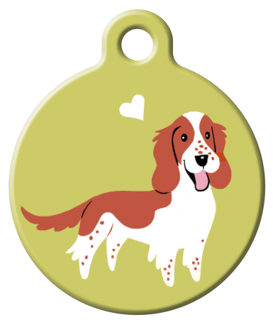 Dog Tag Art - Welsh Springer Spaniel Dog ID Tag | Krazy For Pets